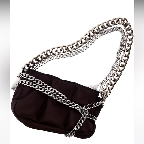 🧸🤎🧸 HEAVEN BY MARC JACOBS Y/Project Brown Chain-Embellished Bag 🧸🤎🧸 NWT 🧸🤎🧸 - Picture 16 of 16